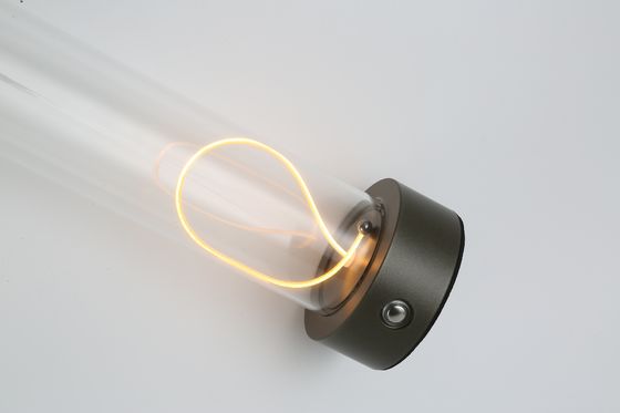 ミニマリスト デスクランプ コードレス テーブルランプ LED 再充電可能 モダン ナイトテーブル ライト ディムブル