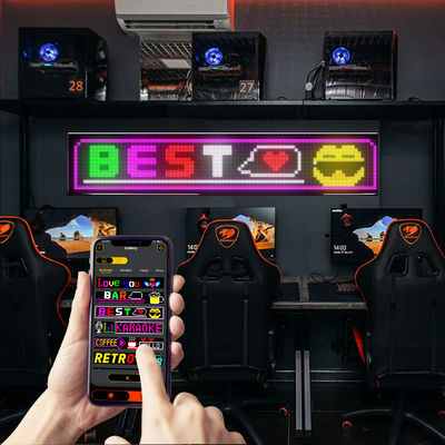 3500ニト輝度LEDフレキシブルスクリーン、16*144ピクセルサイズマトリクスパネル、APP制御/リモコン/Bluetooth