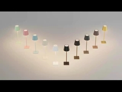 再充電可能 LED デスクランプ タッチセンサー スイッチ スタンド クリップ デザイン DC 5V/1A 出力電圧