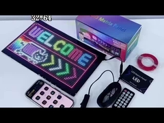 高明るさ 3500 ニット LED 柔軟スクリーン ブルートゥース接続 1330x192mm